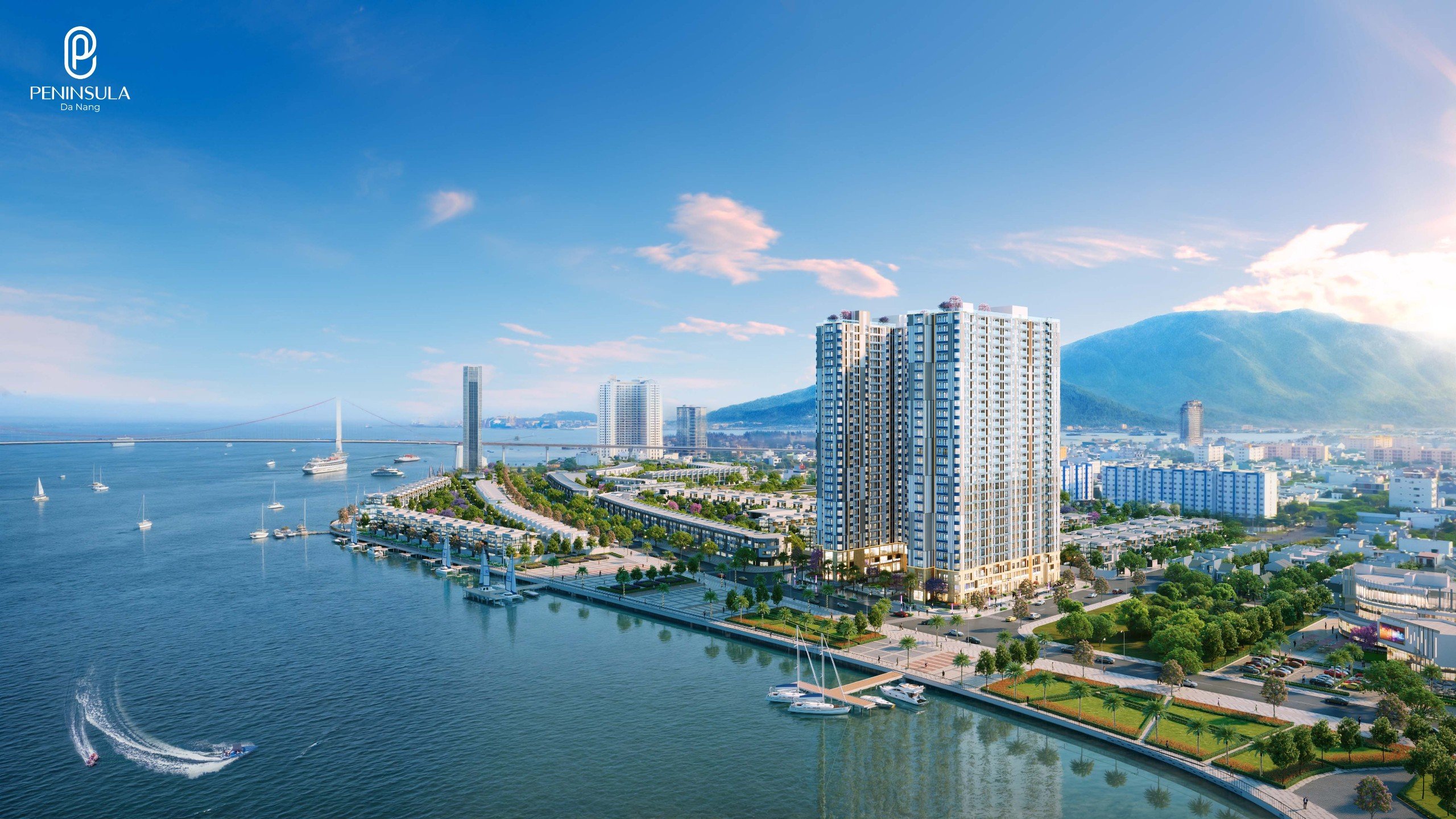 Nên mua căn hộ chung cư mới hay cũ ở Đà Nẵng? Phối cảnh dự án căn hộ Peninsula Da Nang