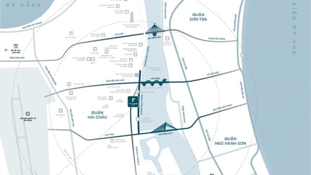 Vị Trí The Filmore Đà Nẵng Ở Đâu? Đánh Giá Ưu Nhược Điểm Vị trí The Filmore như là CBD - Central Business District