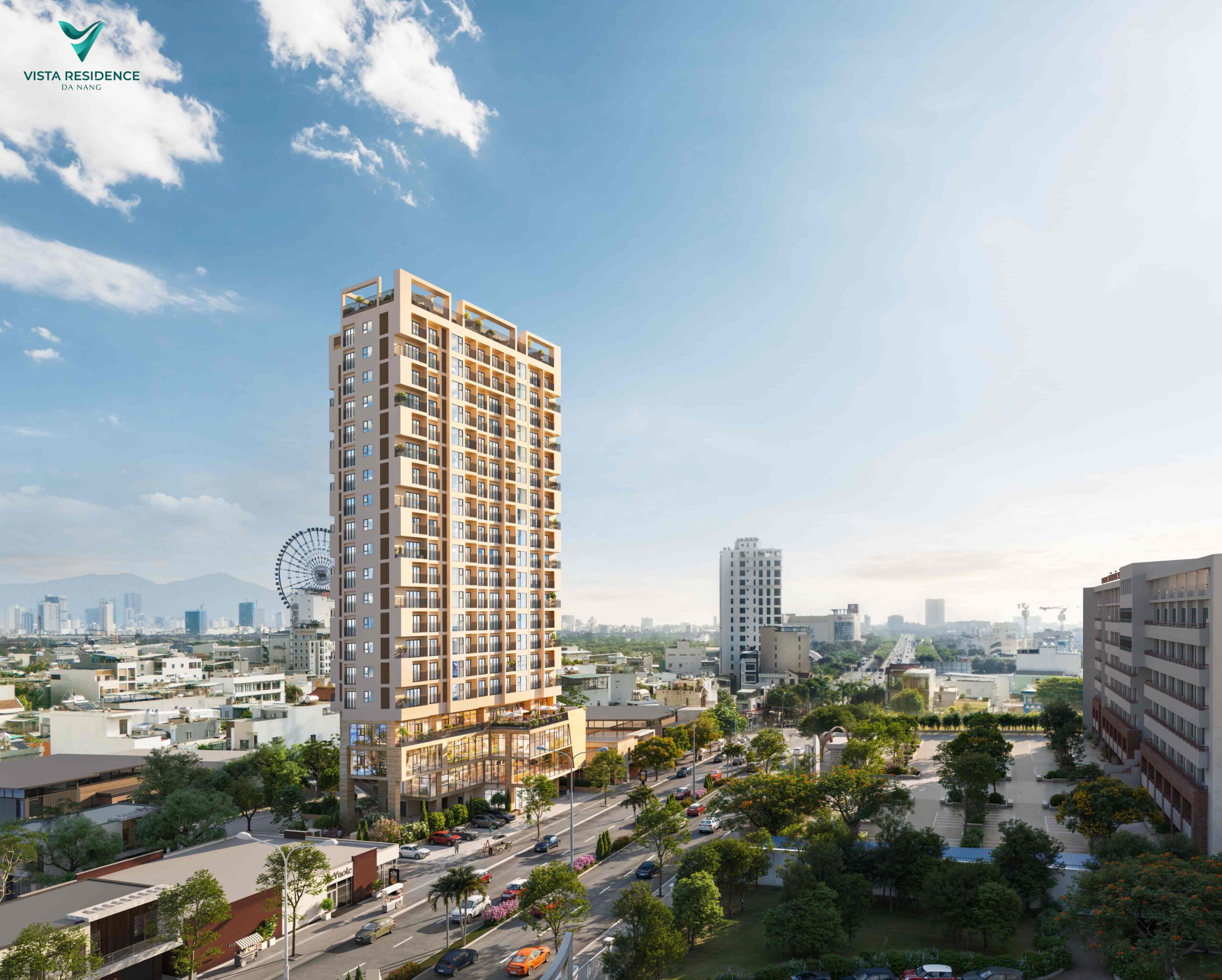 Nên mua căn hộ chung cư mới hay cũ ở Đà Nẵng? Phối cảnh dự án Vista Residence Da Nang